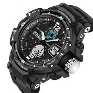 Dayllon 30M Waterproof Dual Display LED Sports Military Watches Men’s Analog Quartz Digital Watch #Ddyl-1
