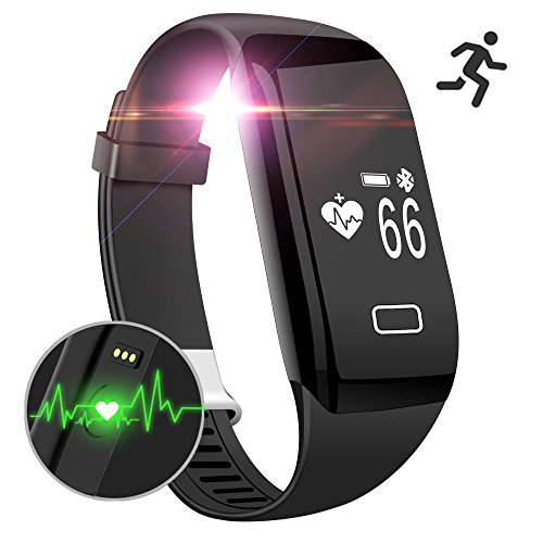 Mailiya Fitness Tracker Watch Heart Rate Monitor Activity Wristband Pedometer Sleep Monitor Smart Bracelet Calories Track Step Track Health Band Waterproof Smart Watch for iPhone & Android phones