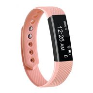 Fitness Tracker,FIT-FIRE Super-thin Activity Tracker Wearable Smart Bracelet (Pink)