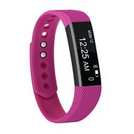 Fitness Tracker,FIT-FIRE Super-thin Activity Tracker Wearable Smart Bracelet (Purple)