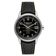 Raymond Weil Men’s ‘Freelancer’ Swiss Automatic Stainless Steel and Rubber Casual Watch, Color:Black (Model: 2754-SR-05200)