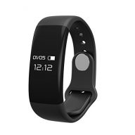 Fitness tracker, B2Future Bluetooth Fitness Tracker Watch, H30 Waterproof OLED Screen Fitness Tracker Smartwatch with Heart Rate Monitor Pedometer Smart Wristband Band (Black, 0.66)
