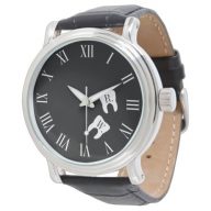 Dentistry Professional Custom Molar Initials Wrist Watch