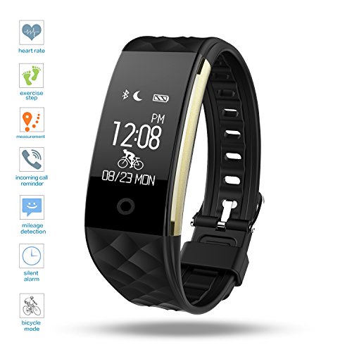DENISY Fitness Tracker,Wireless Activity Trackers Smart Bracelet with Heart Rate Monitors for IOS Android Activity Watch Wristband.