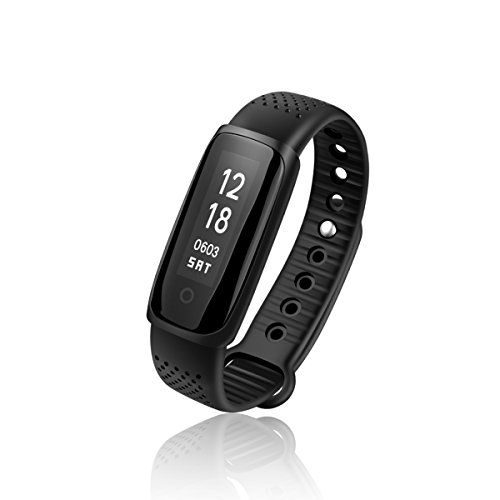 Plustore Fitness Tracker Bluetooth Sports Bracelet with Pedometer Sleep Monitoring Calories Track, Compatible With Android And IOS Phone