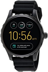 Fossil Q Marshal Gen 2 Touchscreen Black Silicone Smartwatch