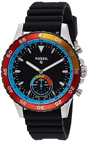 Fossil Q Crewmaster Gen 2 Hybrid Black Silicone Smartwatch