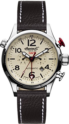 Ingersoll Men’s IN3218CR Lawrence Stainless Steel Watch with Black Band