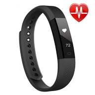 LINTELEK Heart Rate Monitor Activity Tracker and Sleep Monitor Pedometer Calories Track Smart Fitness Tracker Sports Wristband Watch Bracelet Bluetooth for Android IOS
