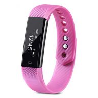 Fitness Tracker, Homogo Smart Band Activity Health Tracker with Slim Touch Screen for Step Distance Calories track, Sleep monitor, pedometer and more (Purple)