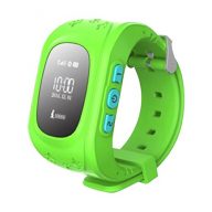 Smart Watch GPS Tracker Watch Anti Lost SOS Smart Mobile Phone Wristband for Kid Green