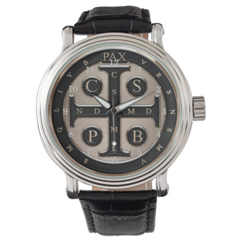 St. Benedict Medal Wrist Watch