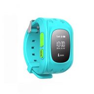 Smart Watch GPS Tracker Watch Anti Lost SOS Smart Mobile Phone Wristband for Kid Blue