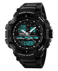 Gosasa Students Sport Watch Men Electronic Digital Analog Watch Waterproof Wristwatches