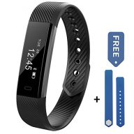 Fitness Tracker Watch – Aeifond Waterproof Sweatproof Activity Tracker Sports Smart Bracelet Wristband with Slim Touch Screen Pedometer Sleep Monitor Call Message Reminder for Android iOS