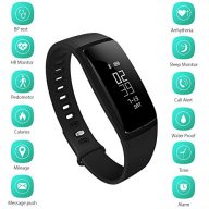 DOESIT Bluetooth Pedometer Bracelet Fitness Tracker Sport Smart Band with Blood Pressure Monitor