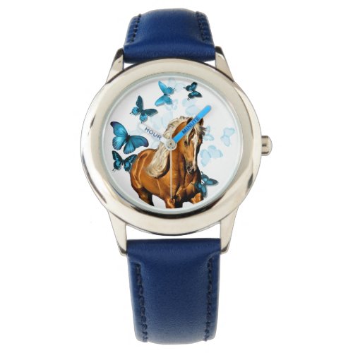 Palomino &amp; Butterflies Wristwatch