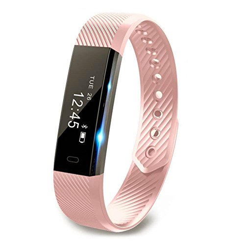 Fitness Tracker Watch, Waterproof Sport Wristband Pedometer Bluetooth Smart Bracelet Wireless Touch Screen Sleep Monitor Activity Tracker with with Step Distance Calorie Counter for for Android / iOS