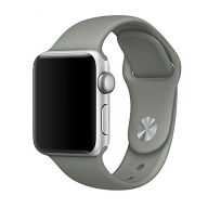 Zyra Sport Band for Apple Watch 38mm S/M, Soft Silicone Strap Replacement iWatch Bands for Apple Watch Sport, Series 2, Series 1 Concrete