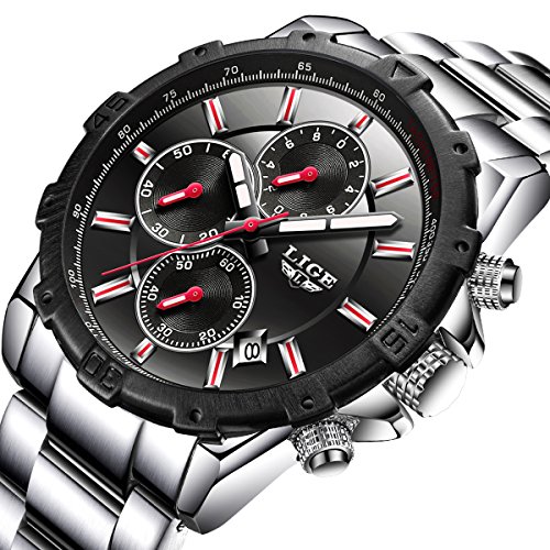 Watch Men Fashion Sport Quartz Clock Mens Watches Top Brand Luxury Full Steel Business Waterproof Watch