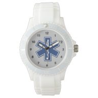 EMS Star of Life Wrist Watch