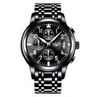 Men Business Watch Chronograph Clock Brand Luxury Fashion Casual Sport Waterproof Quartz Wristwatch