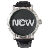 Now Classy Elegant Black Wrist Watch