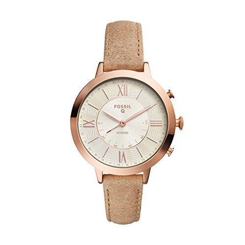 Fossil Hybrid Smartwatch – Q Jacqueline Bone Leather FTW5013