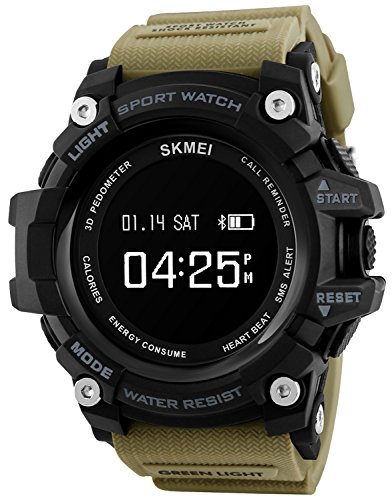 Men’s Smart Outdoor Sports Watches Heart rate Pedometer Calories Waterproof Digital Wristwatche