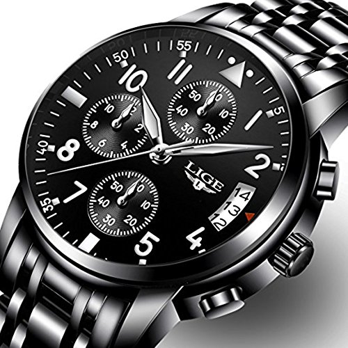Men Business Watch Chronograph Clock Brand Luxury Fashion Casual Sport Waterproof Quartz Wrist watch