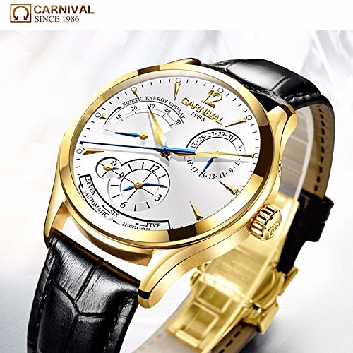 2016 Carnival energy display Men automatic mechanical Watches Luxury Brand Waterproof military genuine