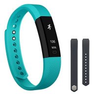 Fitness Tracker,Teslasz Bluetooth 4.0 Sleep Monitor Calorie Counter Pedometer Sport Activity Tracker for Android and IOS Smart Phone (T115 Teal with band)
