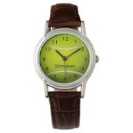 Personalized Tennis Ball Sports Women's Wrist Watch