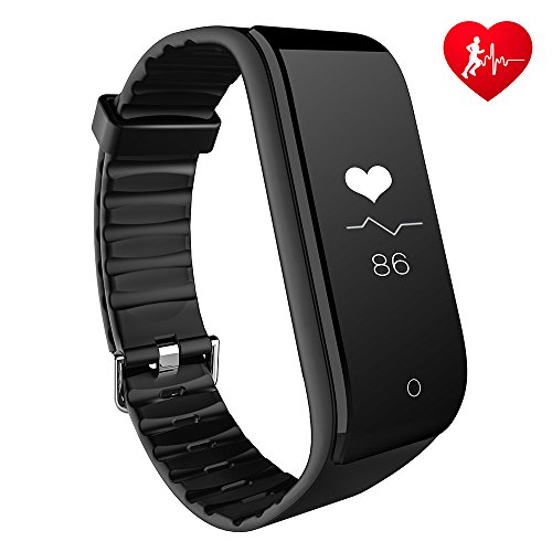 Fitness Tracker Heart Rate Monitor RIVERSONG Smart Bracelet Step Counter Pedometer