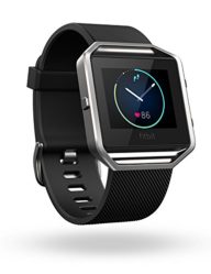Fitbit Blaze Smart Fitness Watch, Black, Silver, Large (US Version)