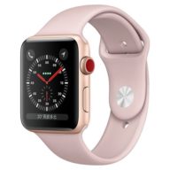 Apple Watch Band 38mm,Fendy Soft Silicone iWatch Sport Band for Apple Watch Series 3,Series 2,Series 1,Sport & Edition,Pink Sand