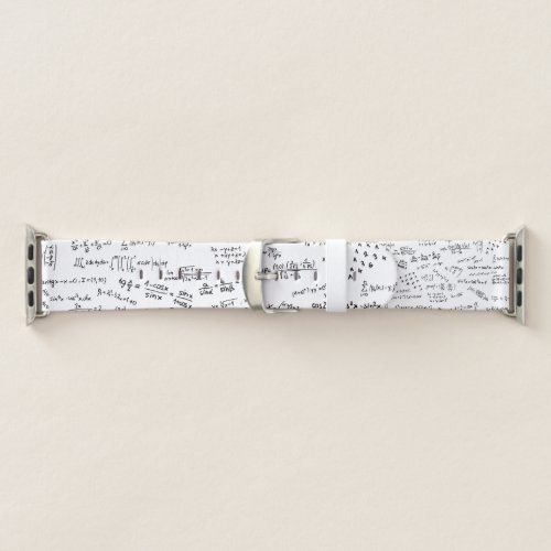 Math Formulas And Numbers Apple Watch Band