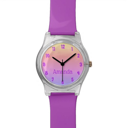 Purple Ombre Monogram May28th Watch