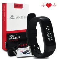 Waterproof Fitness Tracker with Real-time Heart Rate Monitor Activity Tracker