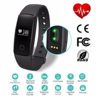 Heart Rate Fitness Tracker Ativafit Sleep Monitor Calorie Counter Waterproof Activity Tracker Smart Bracelet for iPhone & Android Phone