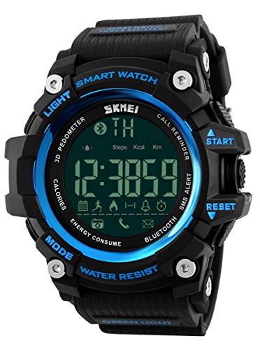 Mastop Men Outdoor Sport Smart Watch Fashion Digital Watches Fitness Tracker Bluetooth ios 4.0 Android Waterproof Wristwatch