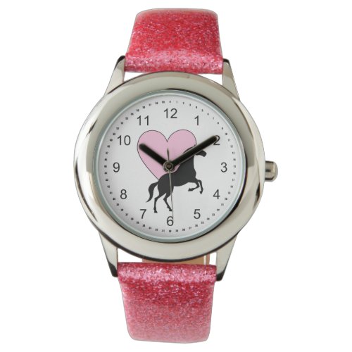 Horses and Love Wrist Watch