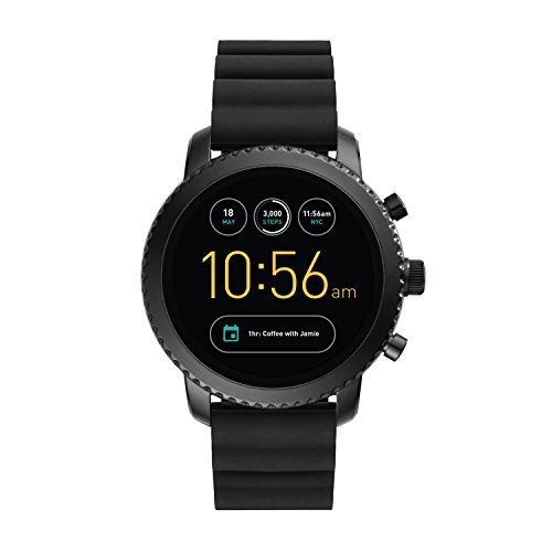 Fossil Gen 3 Smartwatch – Q Explorist Black Silicone FTW4005