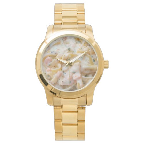 Pasta Custom Food Photo Wrist Watch