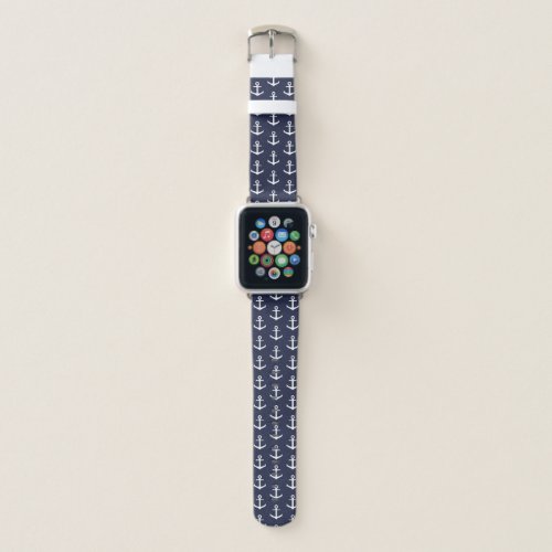 Nautical Blue Apple Watch Band