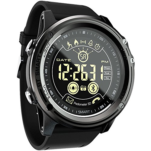 Sports Digital Smart Watch – LOKMAT Men Boys Waterproof Bluetooth Smart Wrist Watch, Smartwatch with Walking Calories,Remote Camera, Call/SnS/SMS Reminder for iOS and Android Smartphone