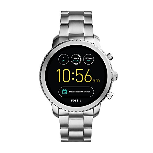 Fossil Q Men’s Gen 3 Explorist Stainless Steel Smartwatch, Color: Silver-Tone (Model: FTW4000)