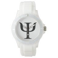 Clock logo of Psychology Watch