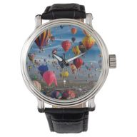 Air Full of Hot Air Balloon Wrist Watch