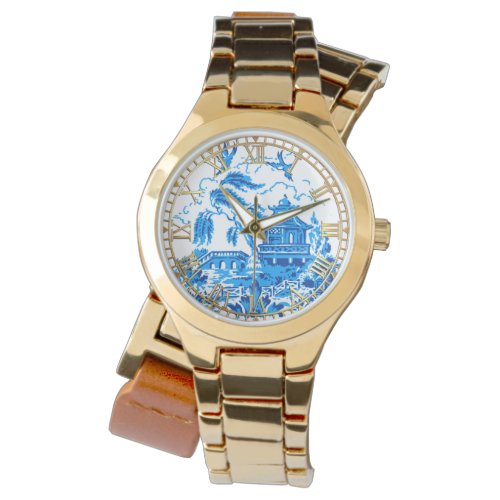 Blue Willow China Ladies' Women's Watch